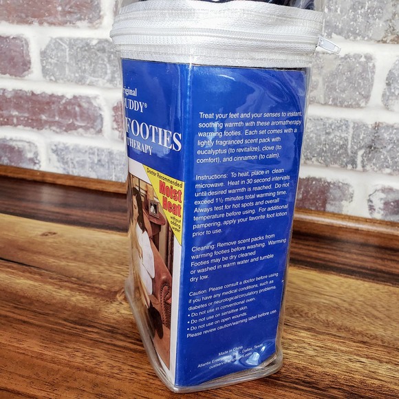 THE ORIGINAL BED BUDDY Warming Footies Moist Heat NEW - Picture 2 of 5